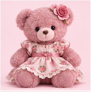 Velvet Rose Teddy teddy bear