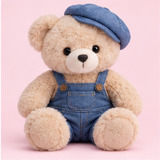Pink Teddy Shelf teddy mark